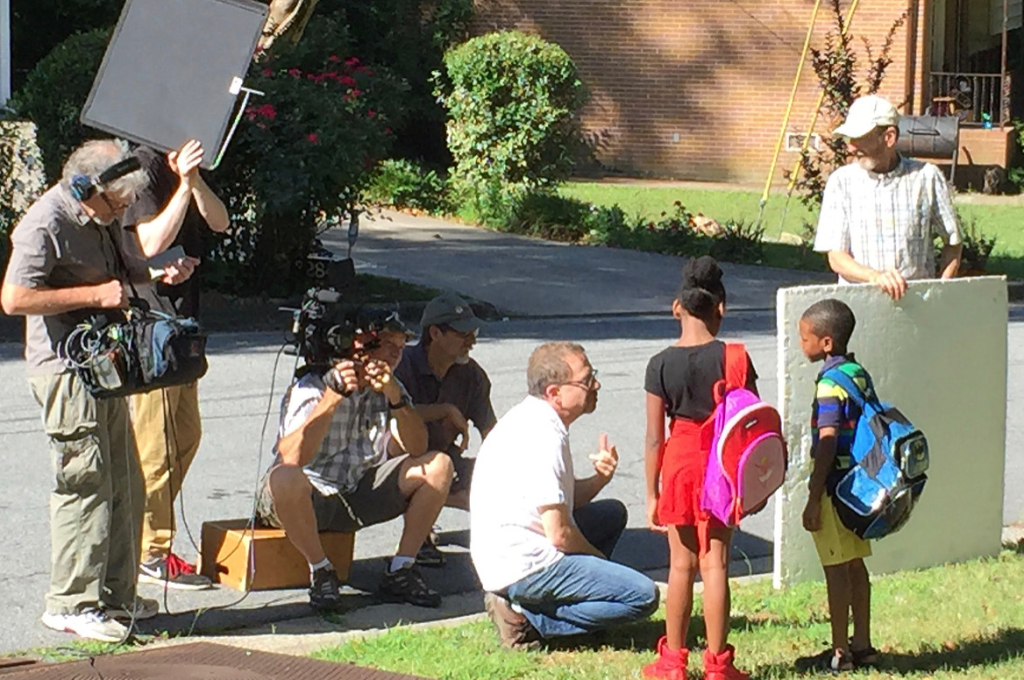 Brownieland’s Director of Photography, Randy Frostig, works with the wonderful young talent in the compelling Atlanta Speech School video.