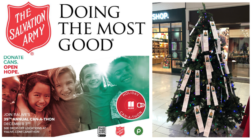 Brownieland November Volunteer Project featuring The Salvation Army of Metro Atlanta Holiday Can-A-Thon