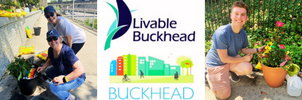 Brownieland Pictures June Volunteer Project with Livable Buckhead for Secret Gardens of PATH400