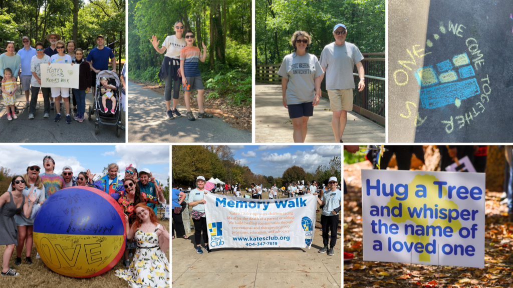 Brownieland Pictures features Kate's Club in honor of National Grief Awareness Day