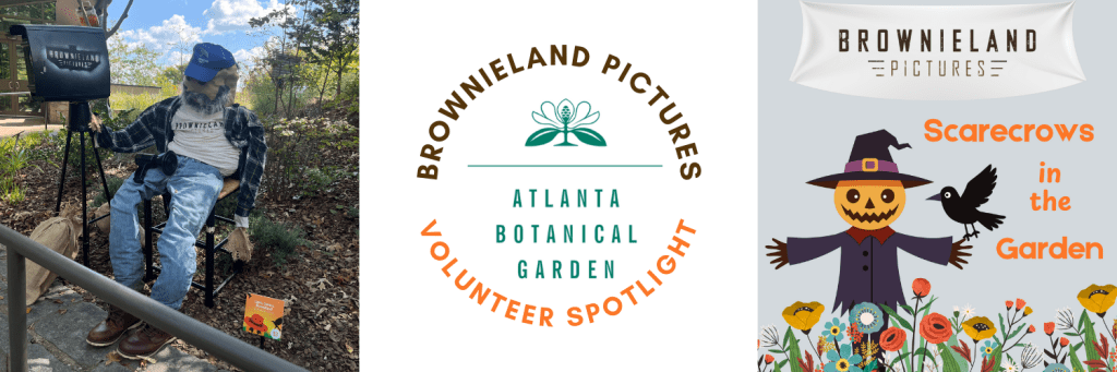 Brownieland Pictures Volunteer Project Scarecrows in the Garden at the Atlanta Botanical Garden 