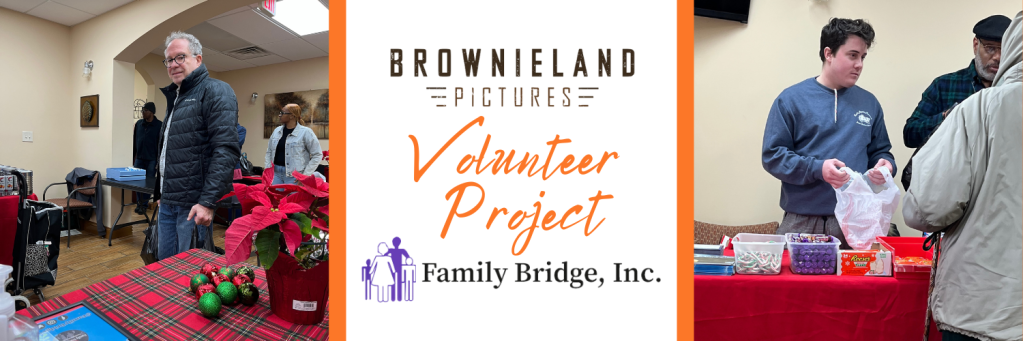 Brownieland Pictures December Volunteer Project with Family Bridge